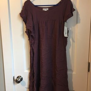 Burgundy boho dress NWT